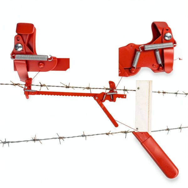 Heavy Duty Carbon Steel Fence Stretcher Tool, All Purpose Wire Tensioner for Barbed & Smooth Wire Fence, Fence Fixer and Splicer for Agricultural, Ranch & Residential Fences-4